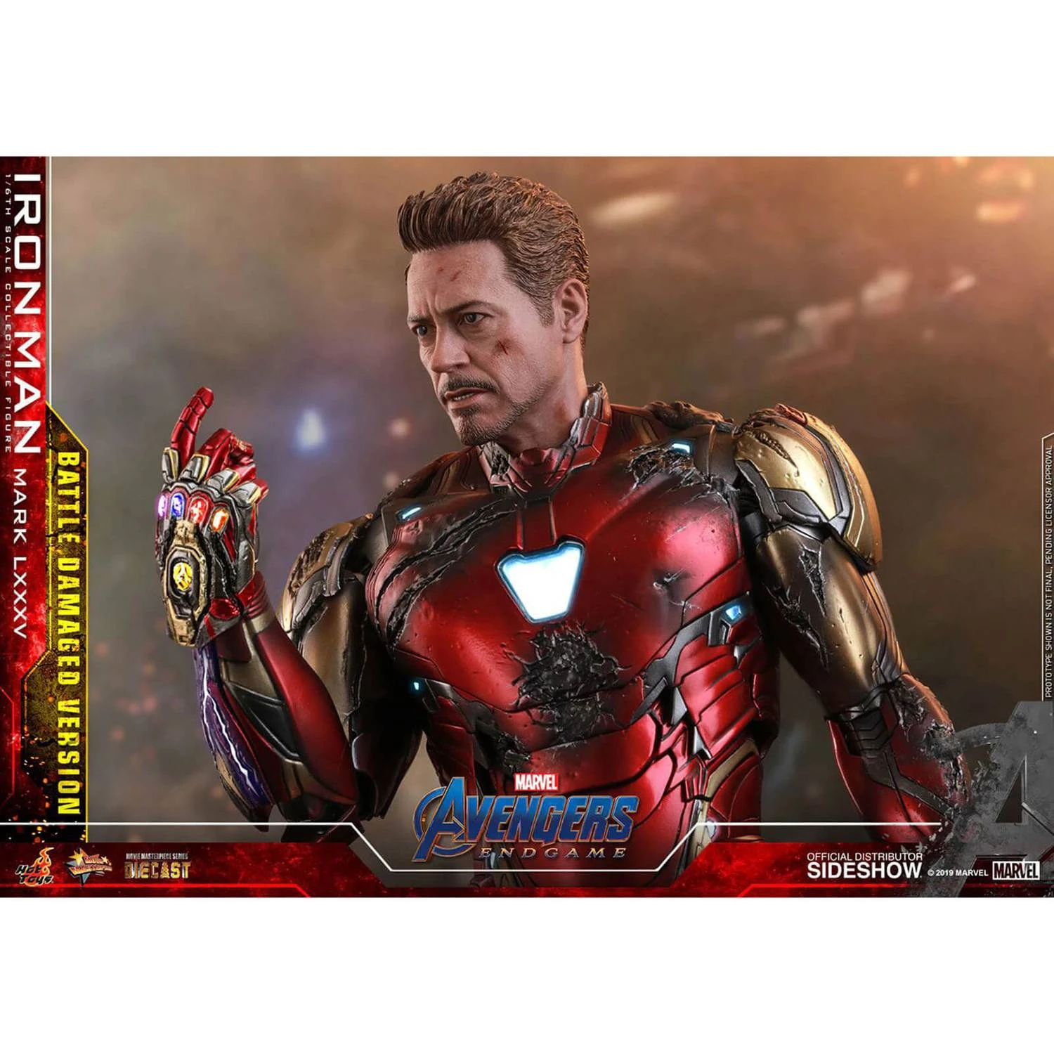 Hot Toys Avengers Endgame Iron Man Mark LXXXV (Battle Damaged Ver.) 1/6th Scale Figure 5 Hot Toys Avengers Endgame Iron Man Mark LXXXV (Battle Damaged Ver.) 1/6th Scale Figure - Image 3