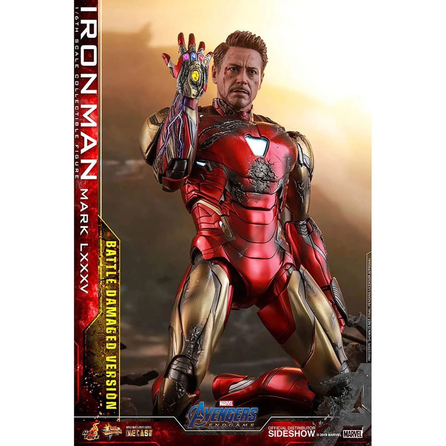 Hot Toys Avengers Endgame Iron Man Mark LXXXV (Battle Damaged Ver.) 1/6th Scale Figure 10 Hot Toys Avengers Endgame Iron Man Mark LXXXV (Battle Damaged Ver.) 1/6th Scale Figure - Image 8