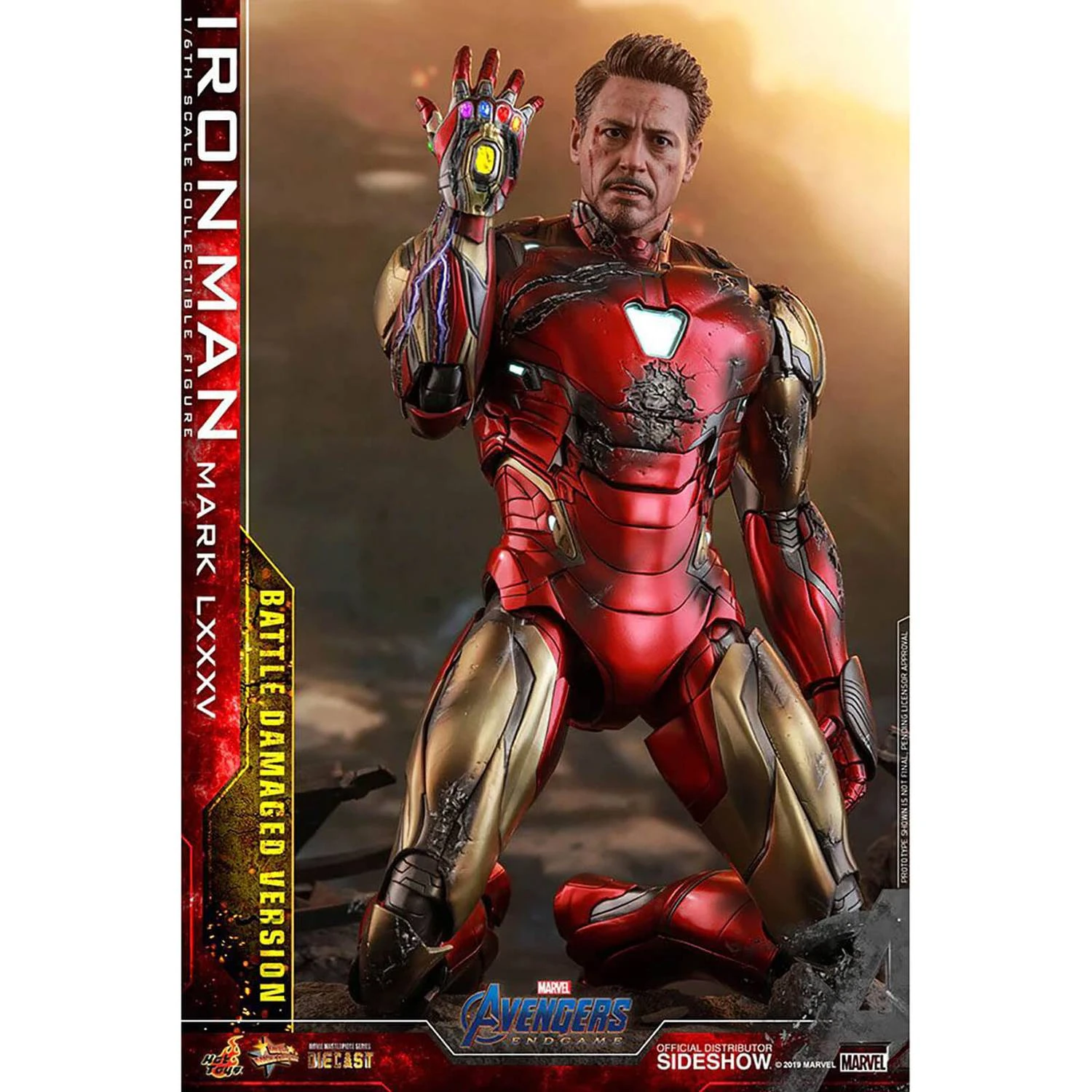 Hot Toys Avengers Endgame Iron Man Mark LXXXV (Battle Damaged Ver.) 1/6th Scale Figure 11 Hot Toys Avengers Endgame Iron Man Mark LXXXV (Battle Damaged Ver.) 1/6th Scale Figure - Image 9