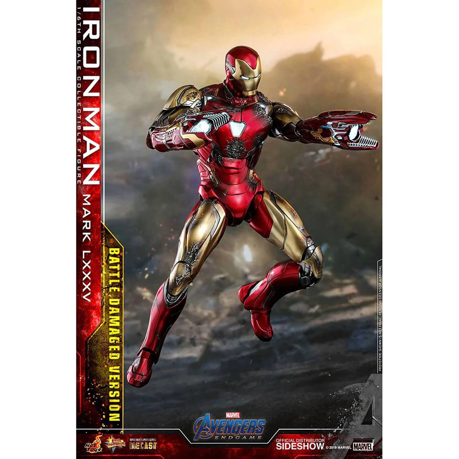 Hot Toys Avengers Endgame Iron Man Mark LXXXV (Battle Damaged Ver.) 1/6th Scale Figure 13 Hot Toys Avengers Endgame Iron Man Mark LXXXV (Battle Damaged Ver.) 1/6th Scale Figure - Image 11
