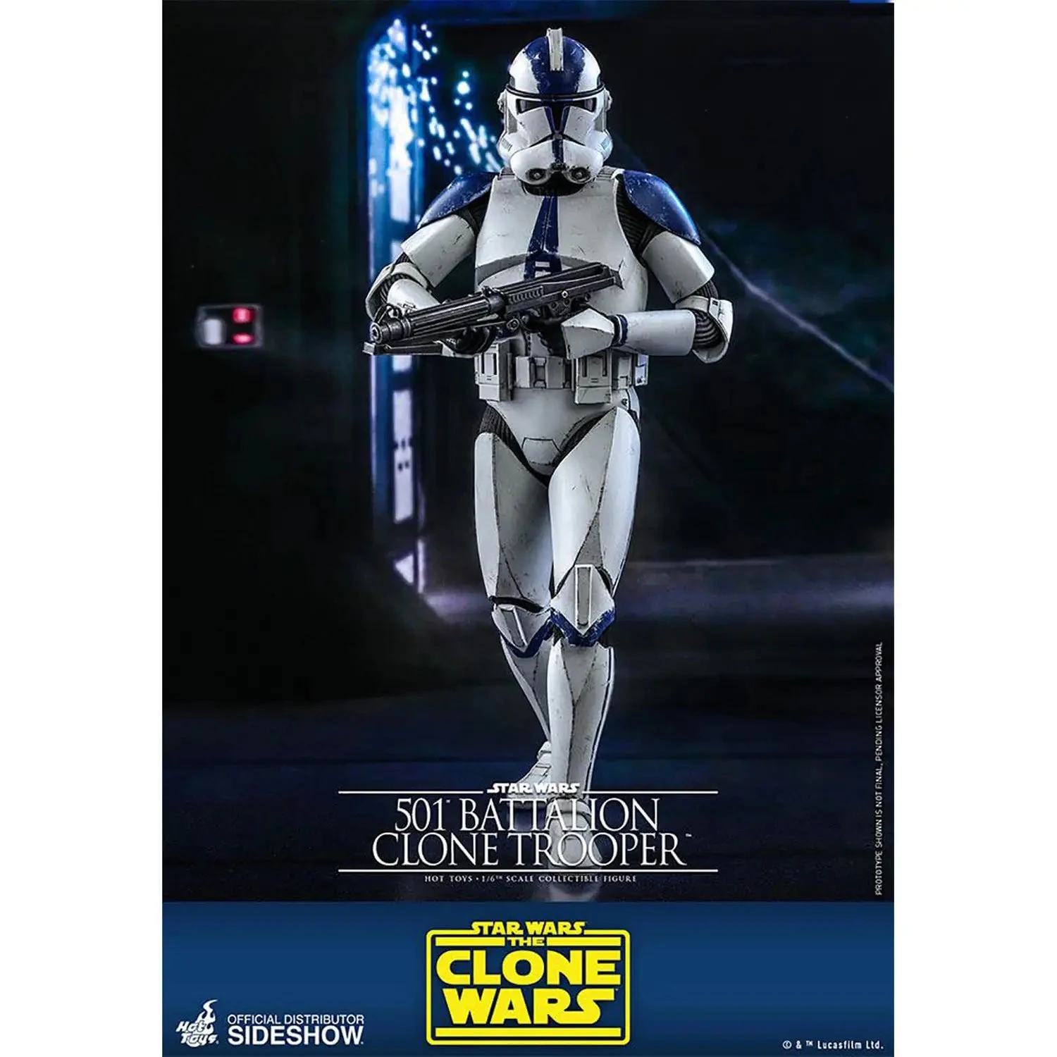 Hot Toys Star Wars The Clone Wars Action Figure 1/6 501st Battalion Clone Trooper 7 Hot Toys Star Wars The Clone Wars Action Figure 1/6 501st Battalion Clone Trooper - Image 5