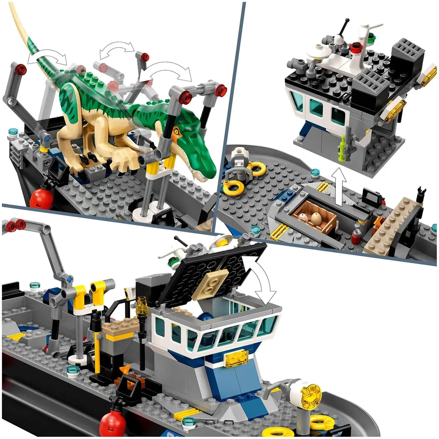 LEGO 76942 Jurassic World: Baryonyx Dinosaur Boat Escape Set 12 LEGO 76942 Jurassic World: Baryonyx Dinosaur Boat Escape Set - Image 10