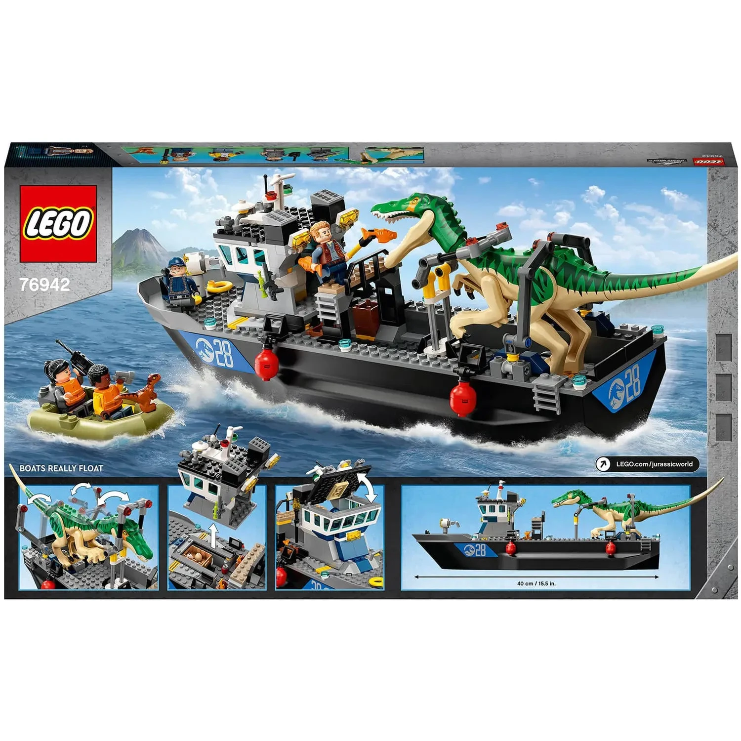 LEGO 76942 Jurassic World: Baryonyx Dinosaur Boat Escape Set 13 LEGO 76942 Jurassic World: Baryonyx Dinosaur Boat Escape Set - Image 11