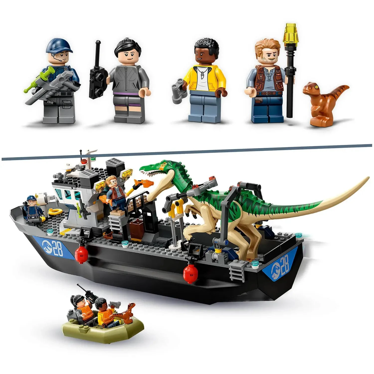 LEGO 76942 Jurassic World: Baryonyx Dinosaur Boat Escape Set 11 LEGO 76942 Jurassic World: Baryonyx Dinosaur Boat Escape Set - Image 9