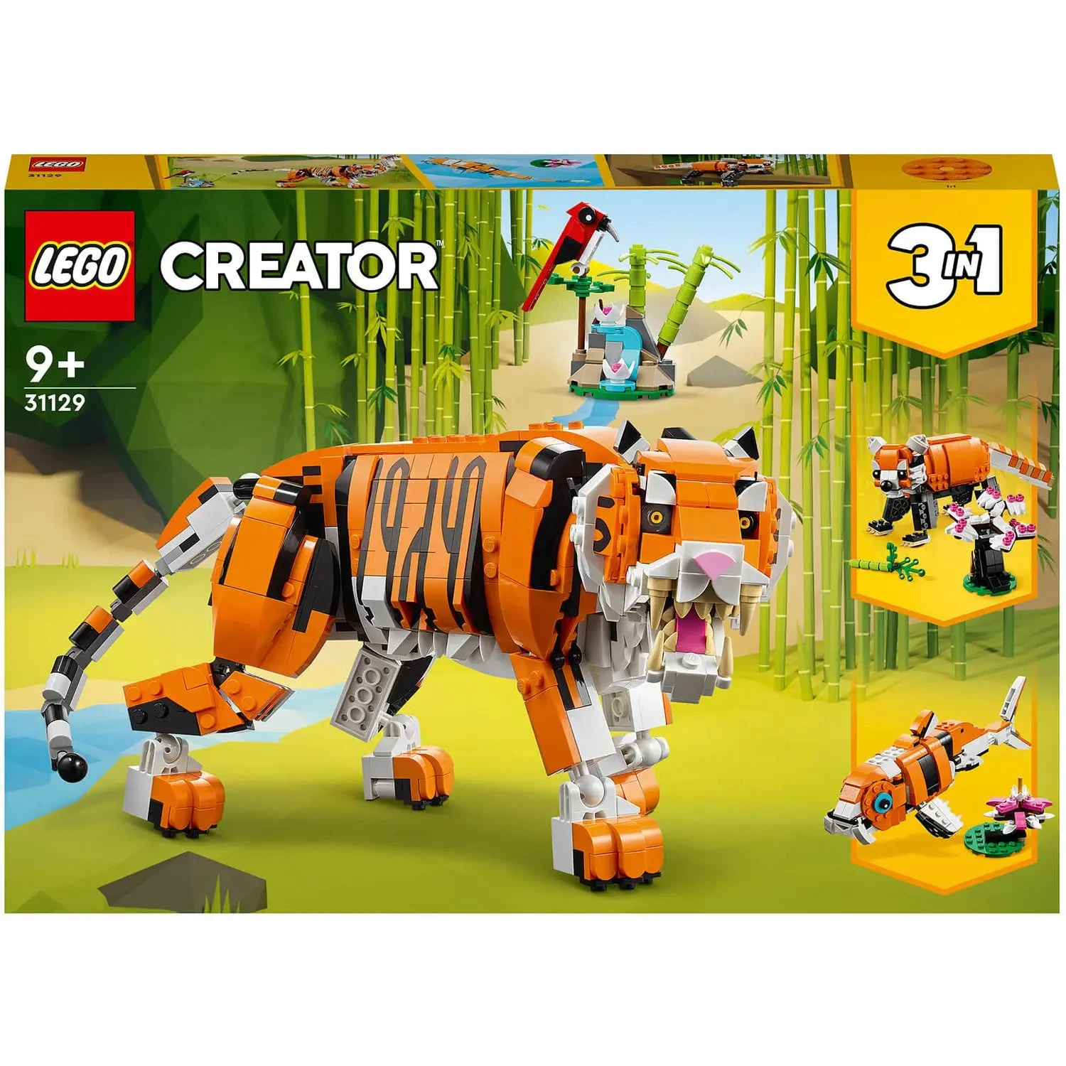 LEGO Creator 3 In 1 Majestic Tiger 31129 3 LEGO Creator 3 In 1 Majestic Tiger 31129