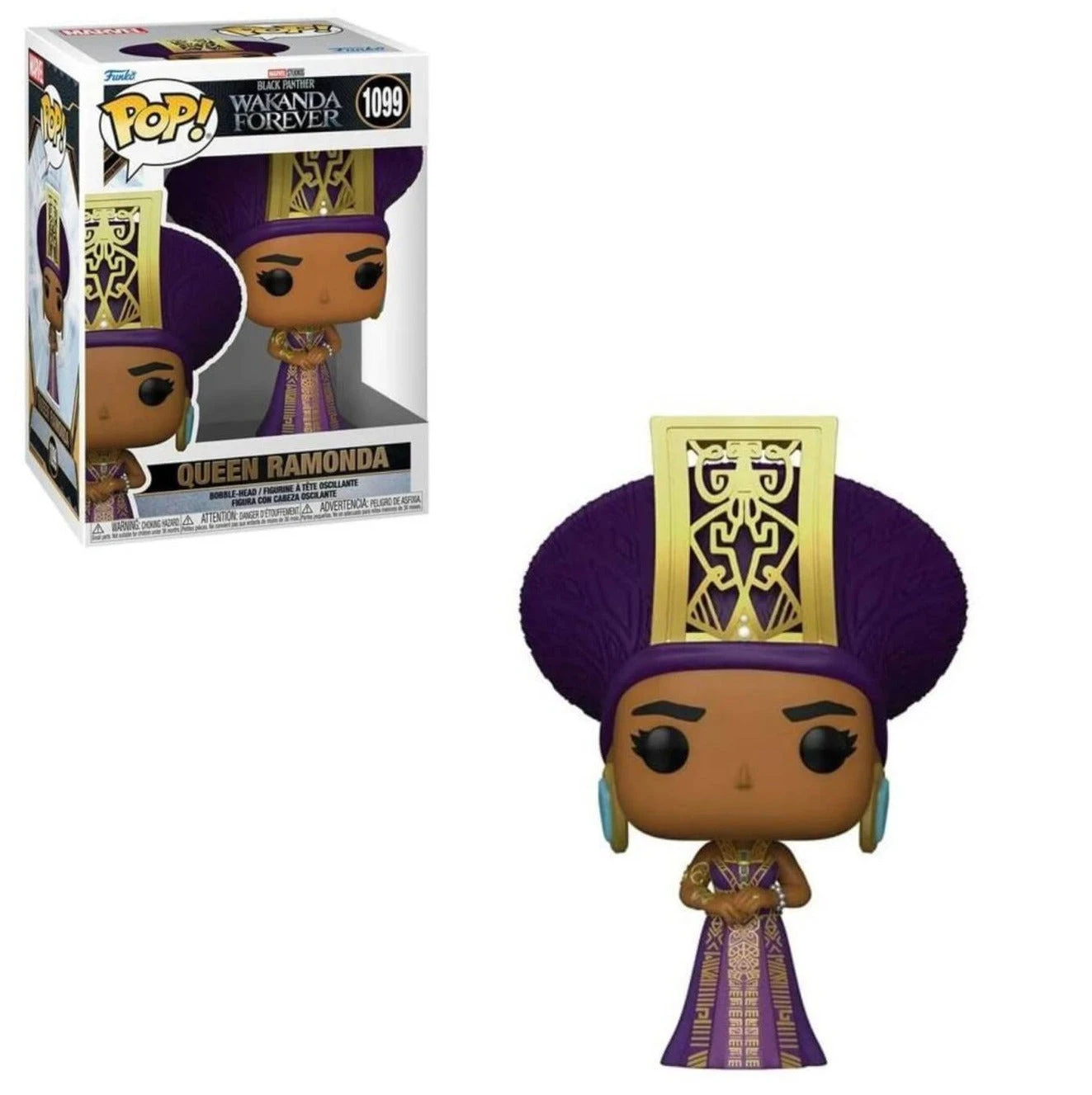 Marvel Black Panther: Wakanda Forever Queen Ramonda Funko Pop! Vinyl 3 Marvel Black Panther: Wakanda Forever Queen Ramonda Funko Pop! Vinyl