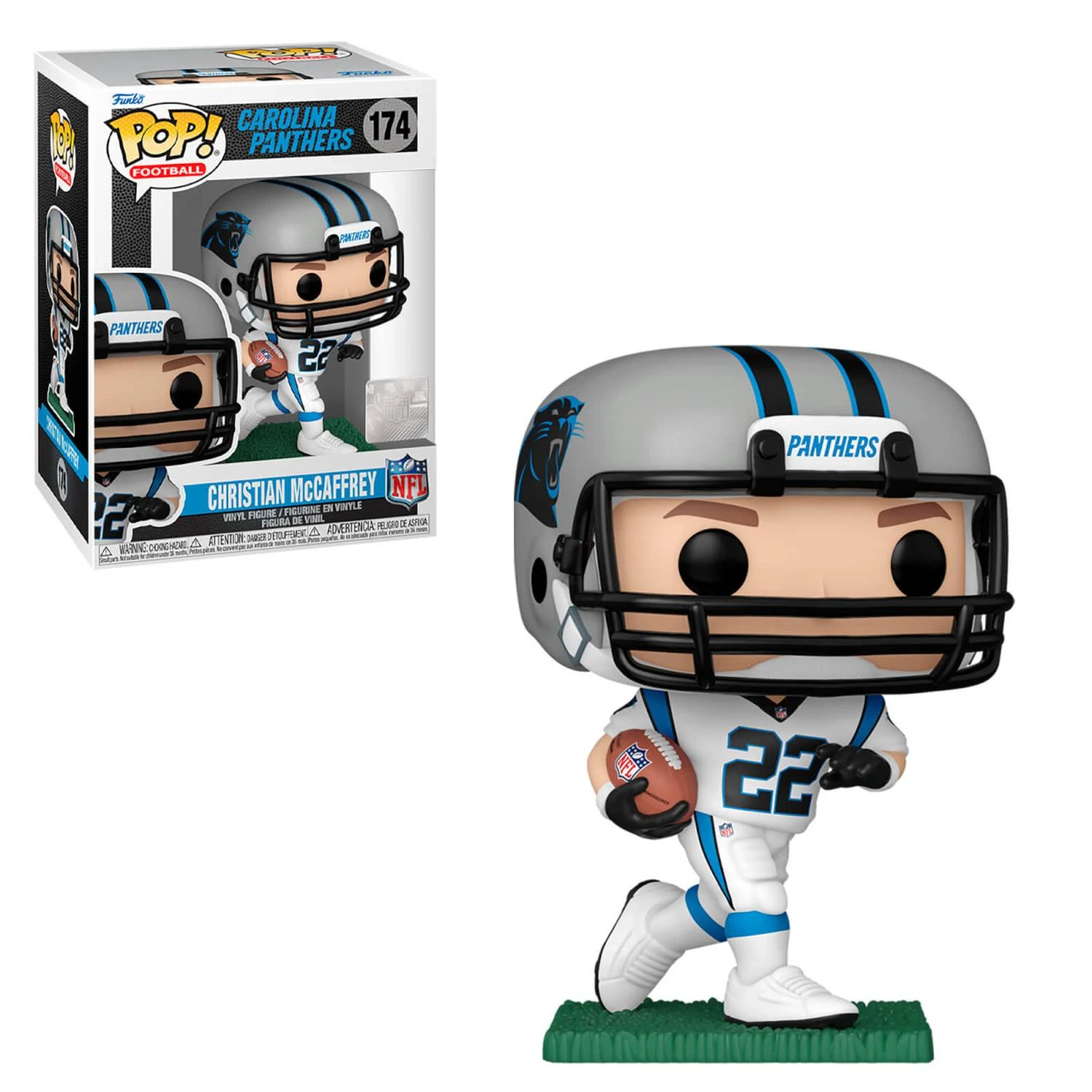 Christian McCaffrey Carolina Panthers NFL Funko Pop! Vinyl Figure 3 Christian McCaffrey Carolina Panthers NFL Funko Pop! Vinyl Figure