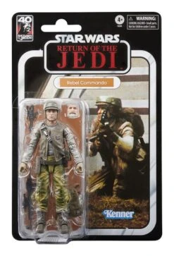 Star Wars The Black Series Return Of The Jedi 40th Anniversary Rebel Commando Action Figure