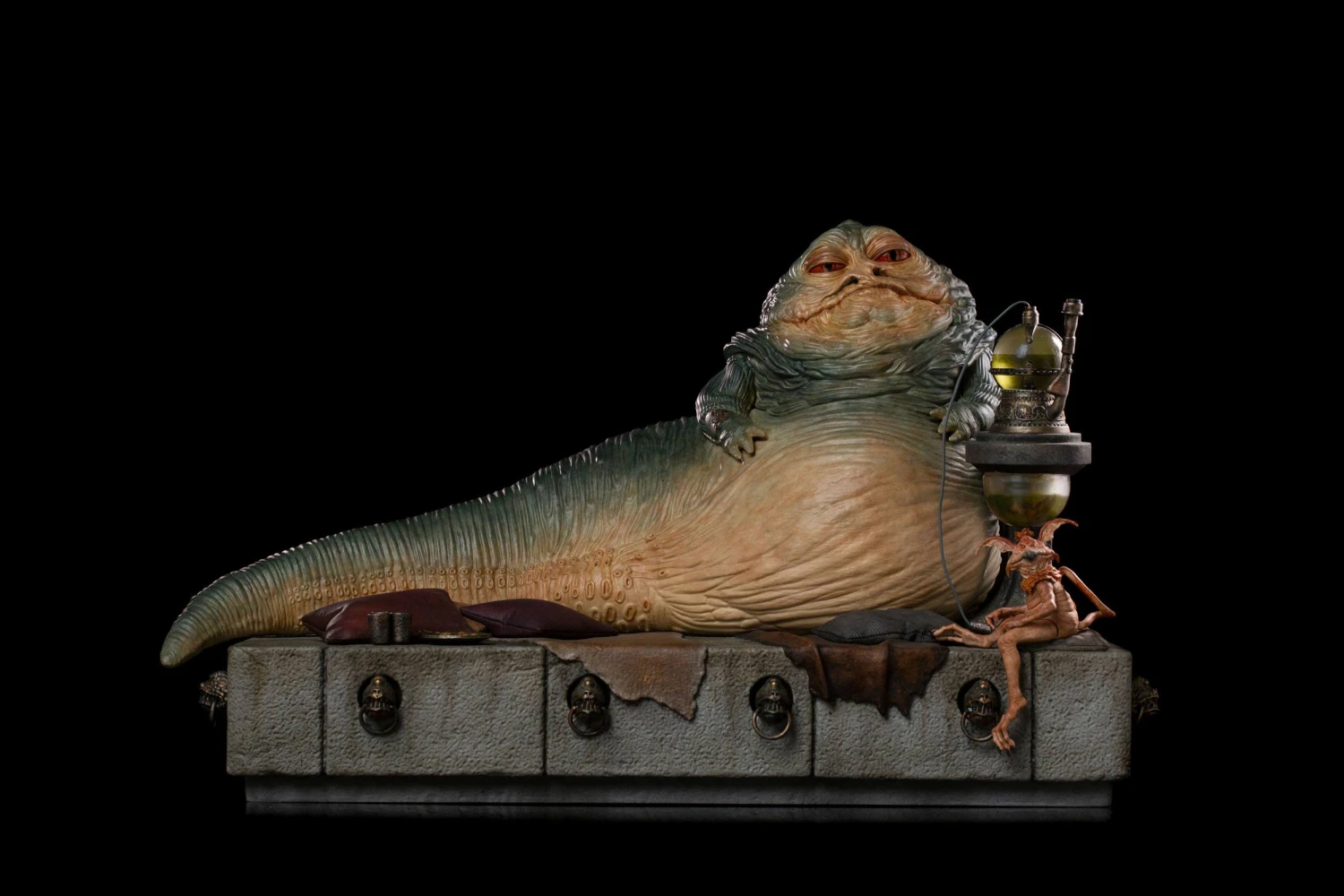 Iron Studios Star Wars Deluxe Art Scale Statue 1-10 Jabba The Hutt 8 Iron Studios Star Wars Deluxe Art Scale Statue 1-10 Jabba The Hutt - Image 6