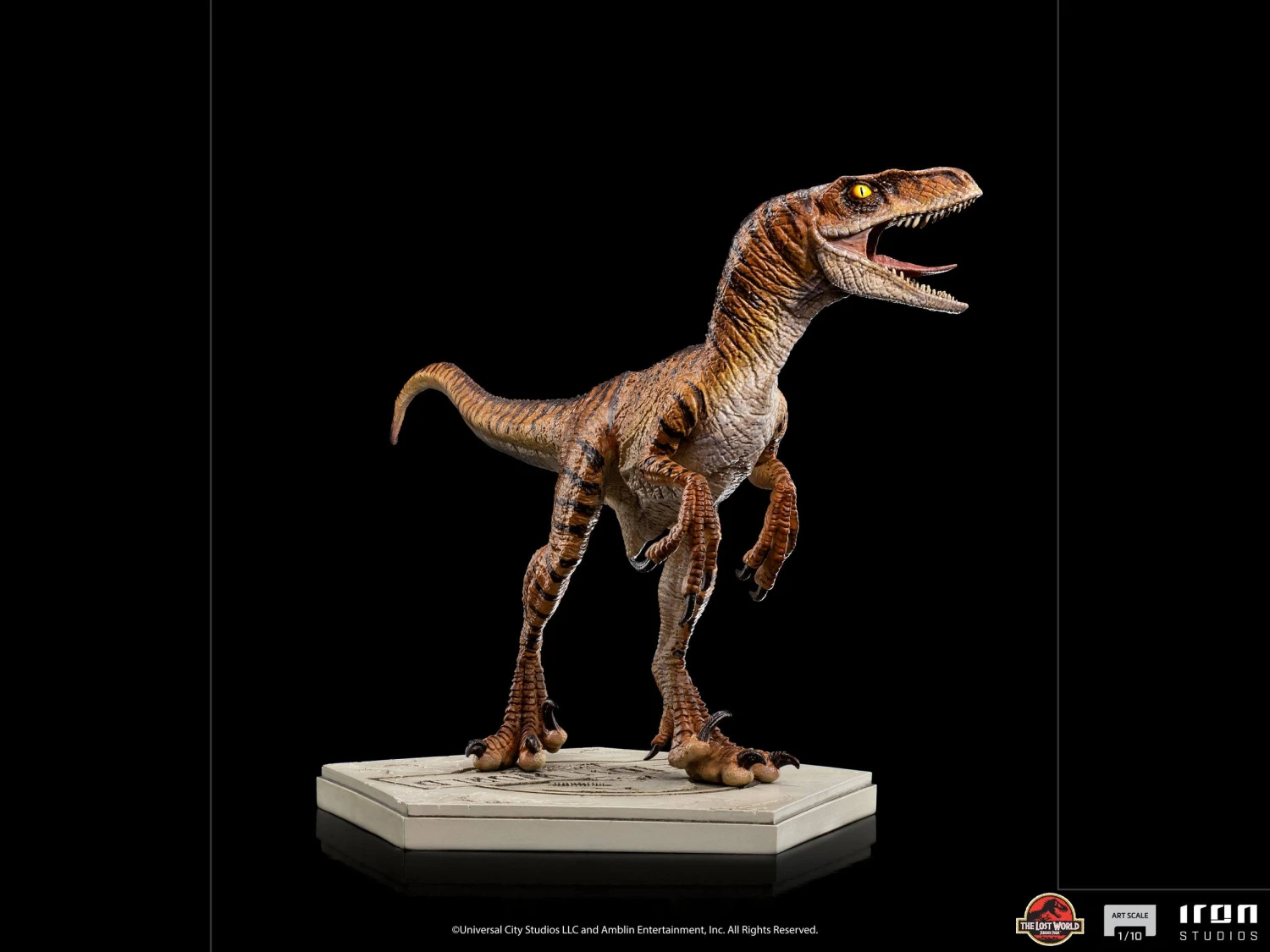 Iron Studios Jurassic World The Lost World Art Scale Statue 1-10 Velociraptor 7 Iron Studios Jurassic World The Lost World Art Scale Statue 1-10 Velociraptor - Image 5