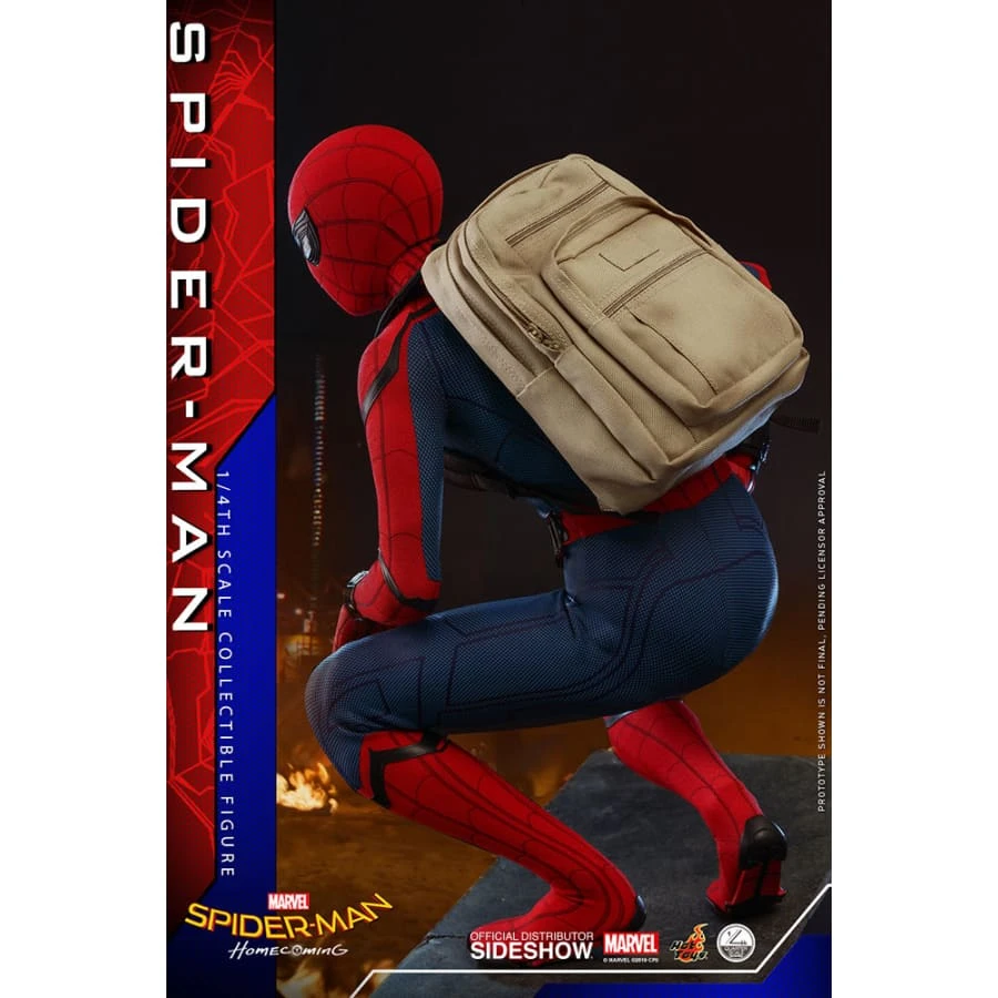 Hot Toys Spider-Man Homecoming 1/4 Scale Figure Spider-Man 16 Hot Toys Spider-Man Homecoming 1/4 Scale Figure Spider-Man - Image 14