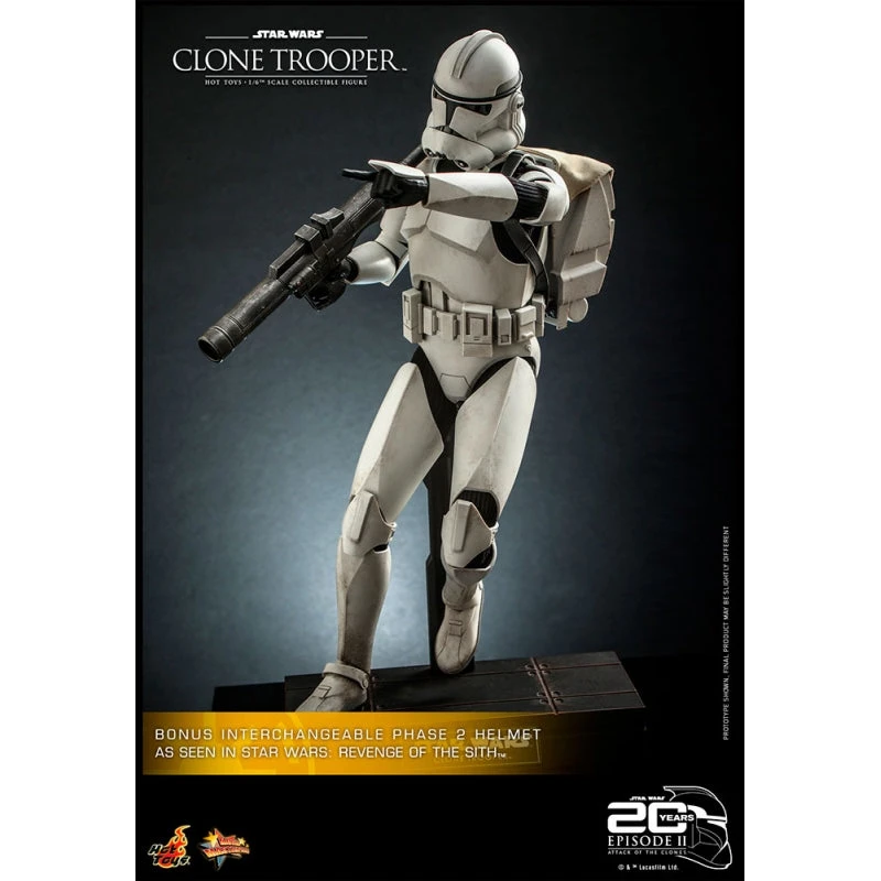 Hot Toys Star Wars Attack Of The Clones 20th Anniversary 1:6 Clone Trooper 9 Hot Toys Star Wars Attack Of The Clones 20th Anniversary 1:6 Clone Trooper - Image 7