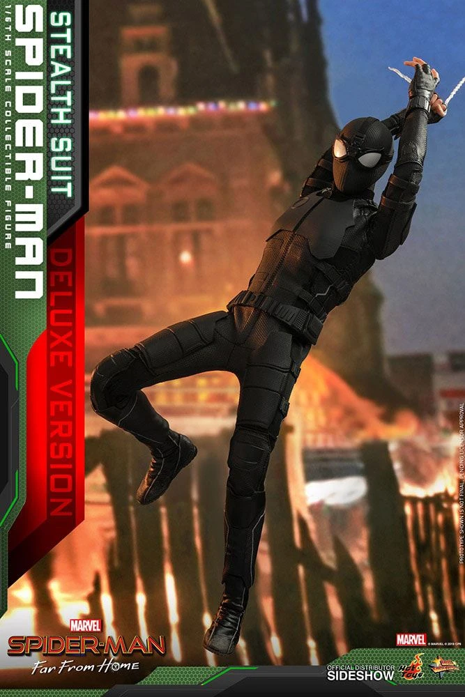 Hot Toys Spider-Man: Far From Home MM Action Figure 1-6 (Stealth Suit) Deluxe 14 Hot Toys Spider-Man: Far From Home MM Action Figure 1-6 (Stealth Suit) Deluxe - Image 12