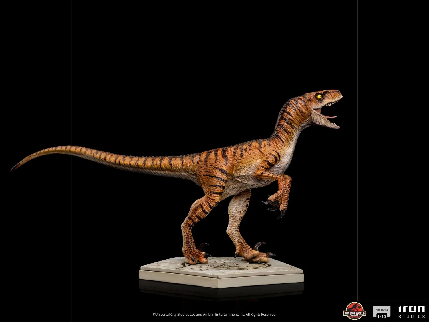 Iron Studios Jurassic World The Lost World Art Scale Statue 1-10 Velociraptor 6 Iron Studios Jurassic World The Lost World Art Scale Statue 1-10 Velociraptor - Image 4