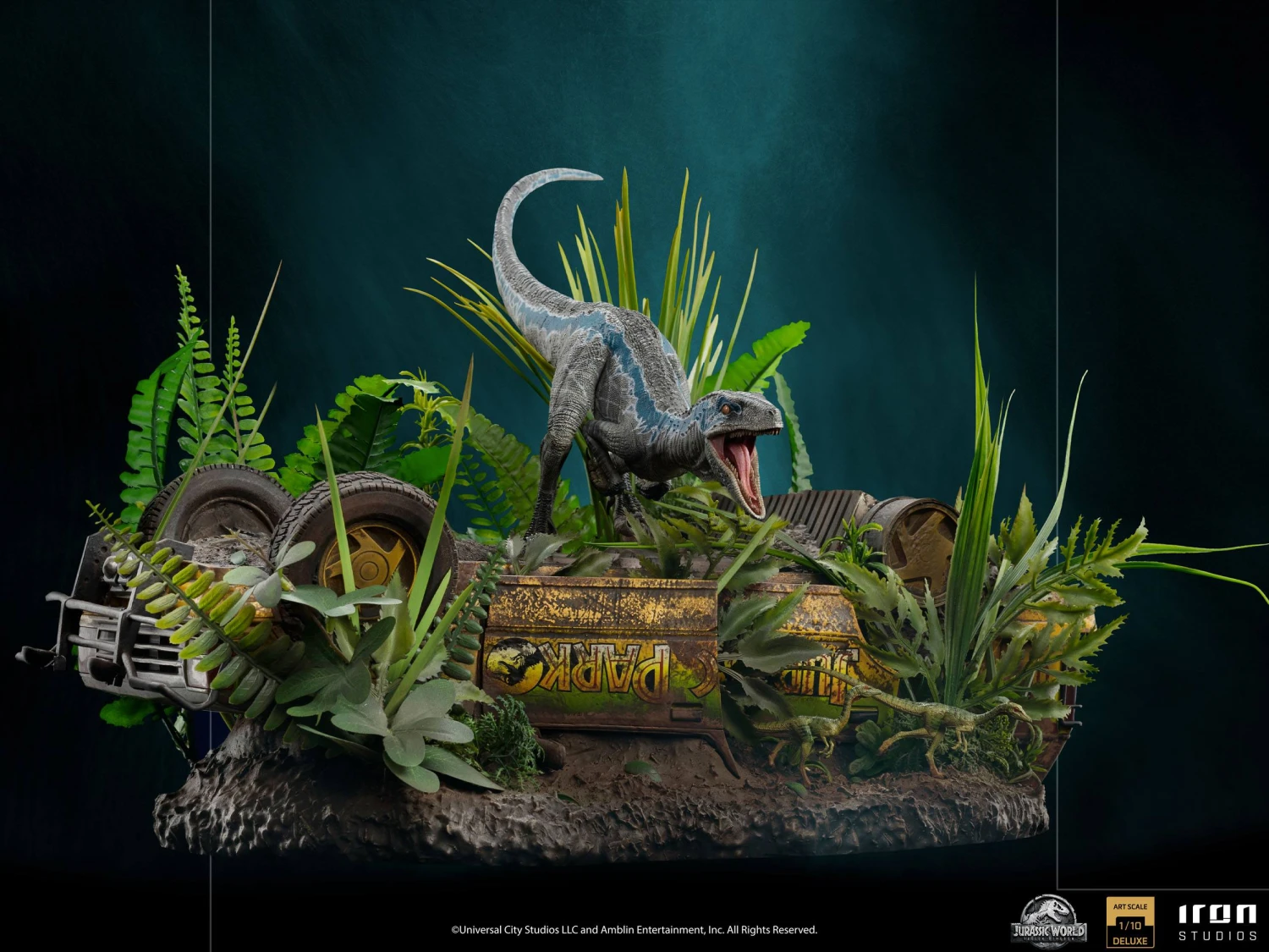 Iron Studios Jurassic World Fallen Kingdom Deluxe Art Scale Statue 1-10 Blue 3 Iron Studios Jurassic World Fallen Kingdom Deluxe Art Scale Statue 1-10 Blue
