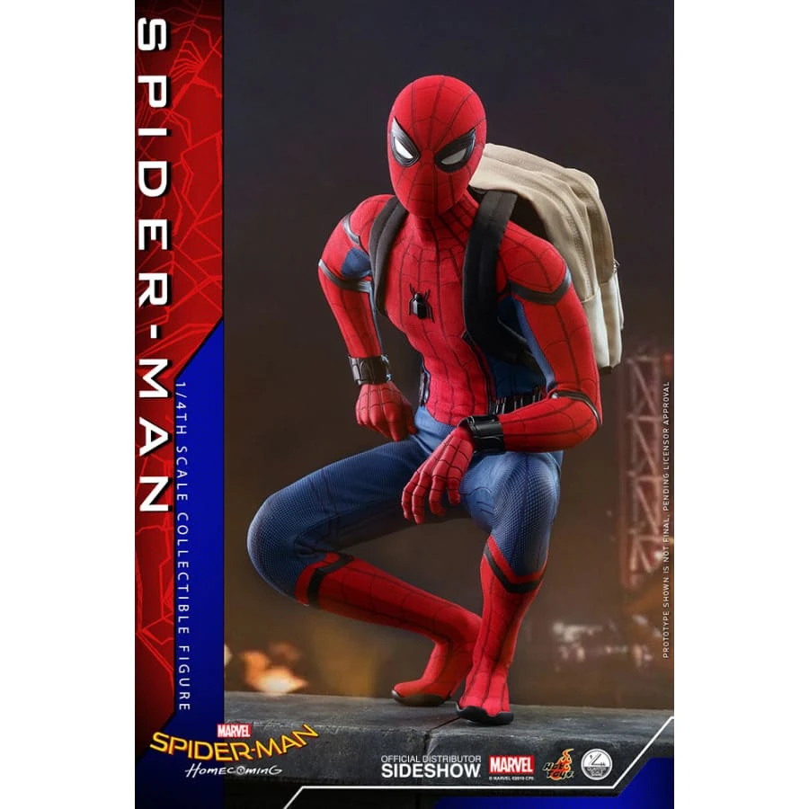Hot Toys Spider-Man Homecoming 1/4 Scale Figure Spider-Man 7 Hot Toys Spider-Man Homecoming 1/4 Scale Figure Spider-Man - Image 5