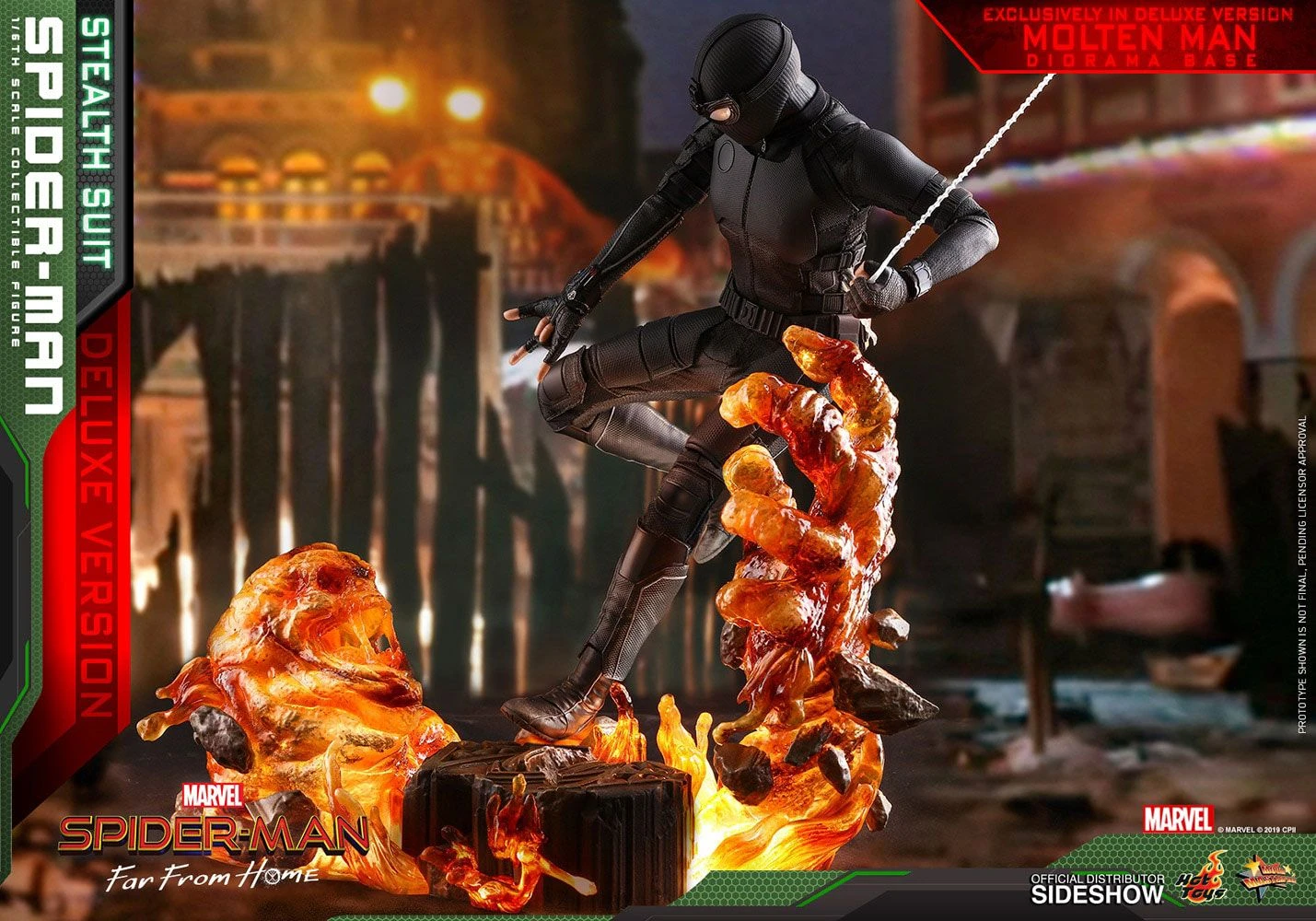 Hot Toys Spider-Man: Far From Home MM Action Figure 1-6 (Stealth Suit) Deluxe 17 Hot Toys Spider-Man: Far From Home MM Action Figure 1-6 (Stealth Suit) Deluxe - Image 15