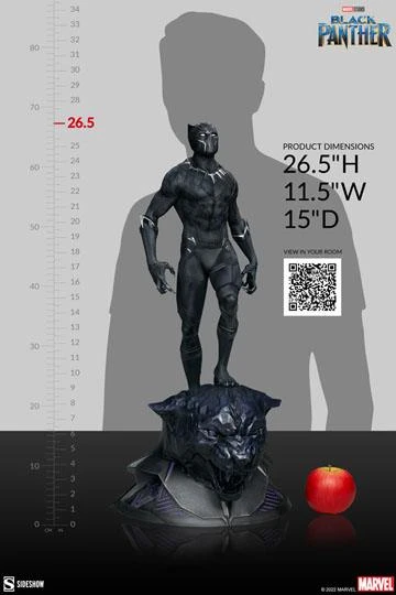 Sideshow Marvel Premium Format Statue 1/4 Scale Black Panther 67 Cm 13 Sideshow Marvel Premium Format Statue 1/4 Scale Black Panther 67 Cm - Image 11