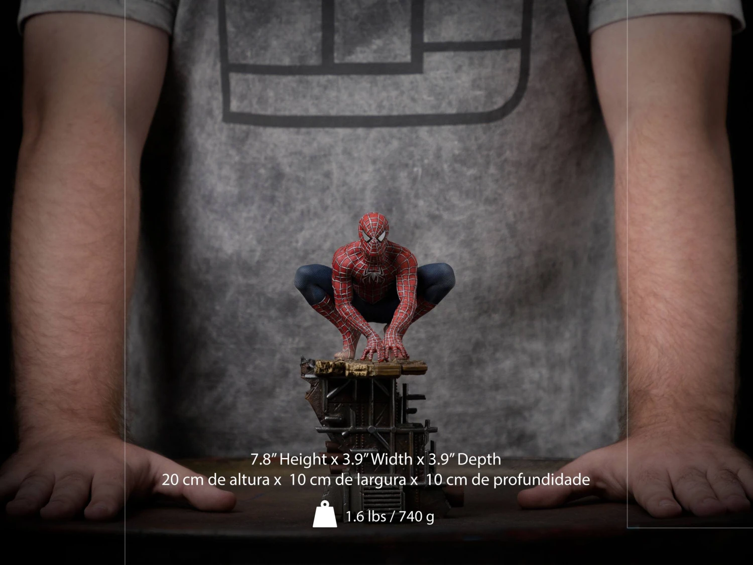 Iron Studios Spider-Man No Way Home Deluxe Statue 1-10 Spider-Man Peter #2 5 Iron Studios Spider-Man No Way Home Deluxe Statue 1-10 Spider-Man Peter #2 - Image 3