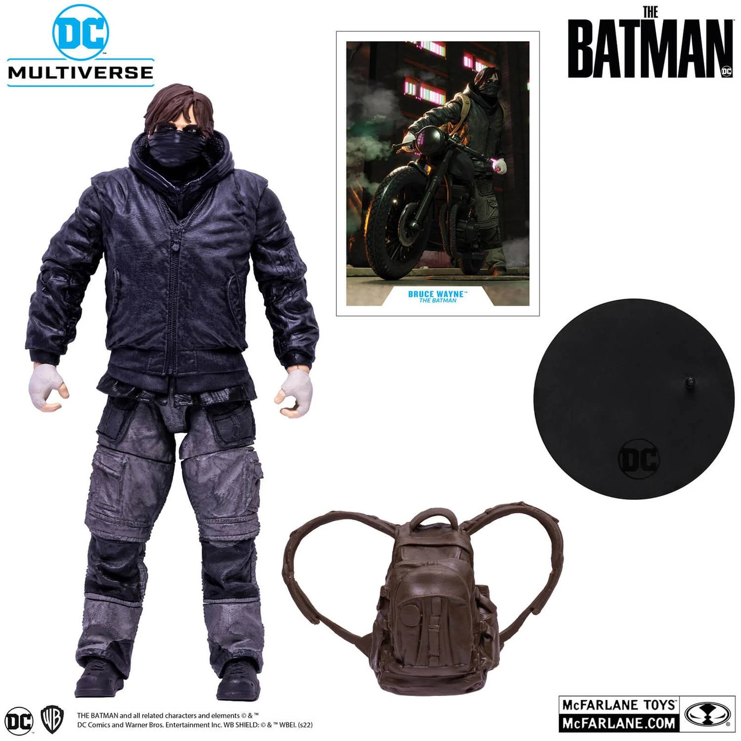 McFarlane DC Multiverse The Batman 7" Action Figure - Bruce Wayne (Drifter) 4 McFarlane DC Multiverse The Batman 7" Action Figure - Bruce Wayne (Drifter) - Image 2
