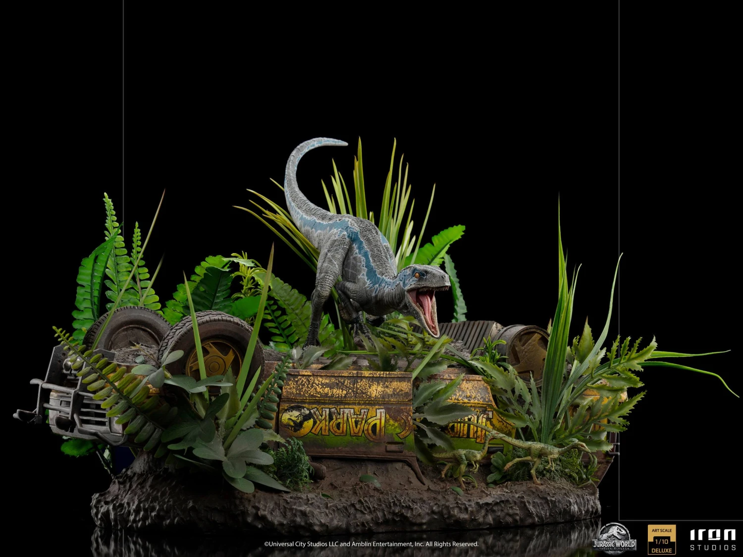 Iron Studios Jurassic World Fallen Kingdom Deluxe Art Scale Statue 1-10 Blue 15 Iron Studios Jurassic World Fallen Kingdom Deluxe Art Scale Statue 1-10 Blue - Image 13