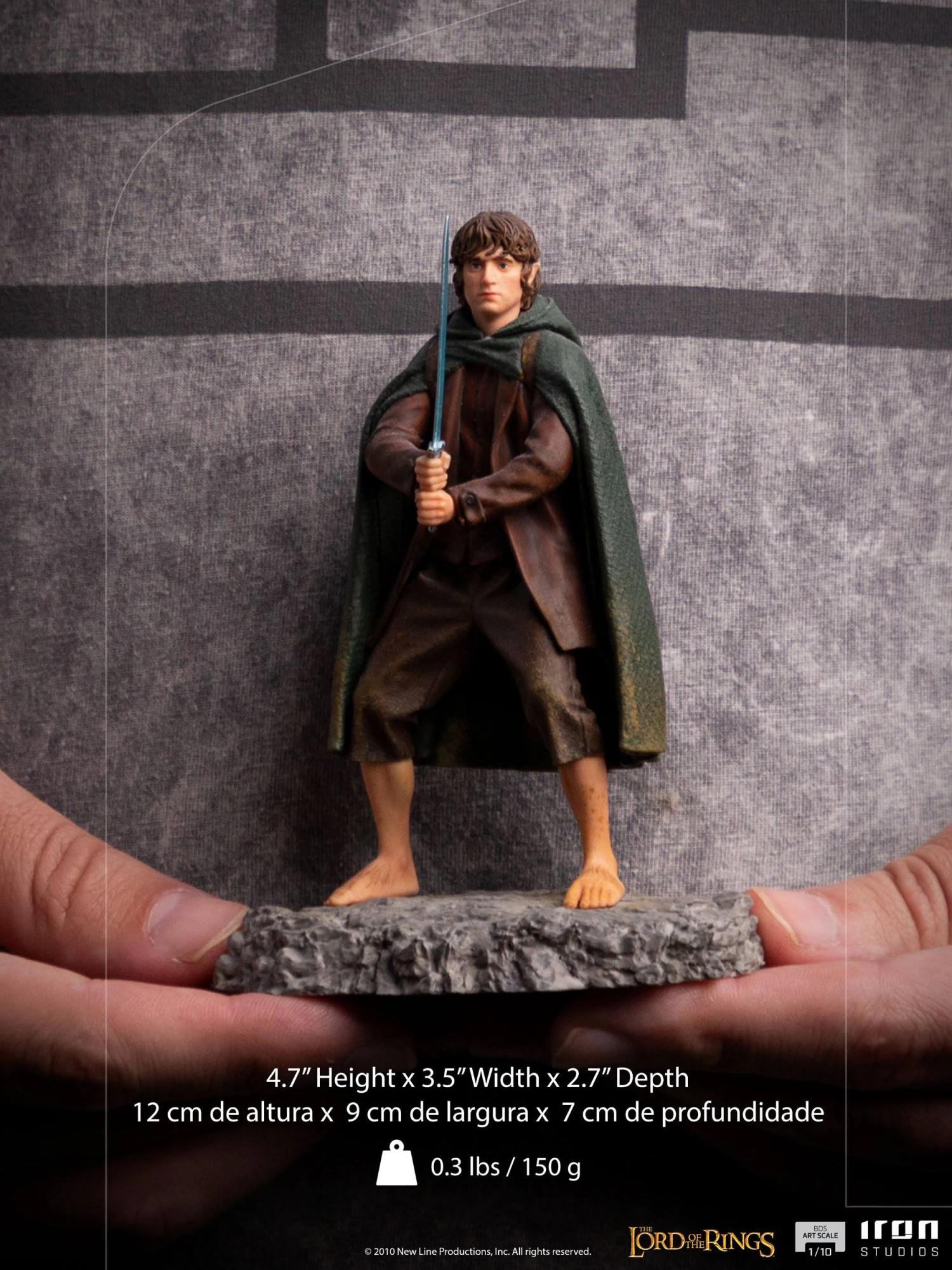Iron Studios BDS Art Scale Statue 1-10Scale Lord Of The Rings Frodo 6 Iron Studios BDS Art Scale Statue 1-10Scale Lord Of The Rings Frodo - Image 4