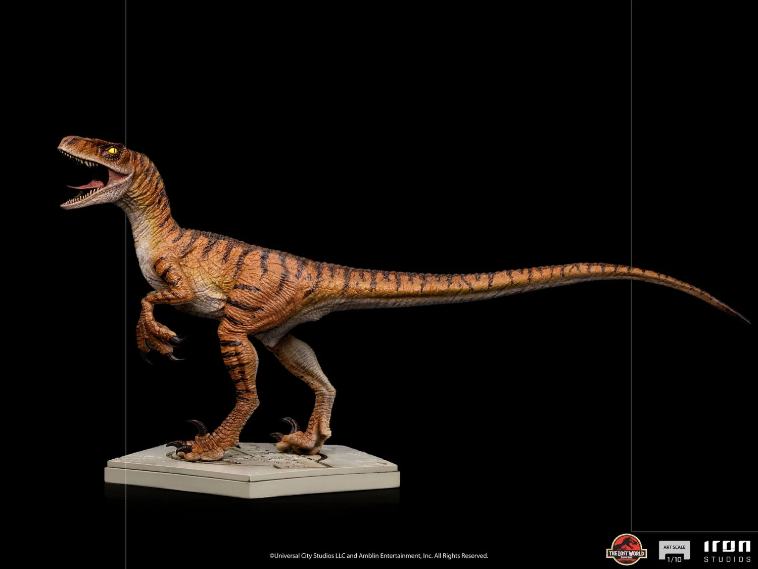 Iron Studios Jurassic World The Lost World Art Scale Statue 1-10 Velociraptor 9 Iron Studios Jurassic World The Lost World Art Scale Statue 1-10 Velociraptor - Image 7