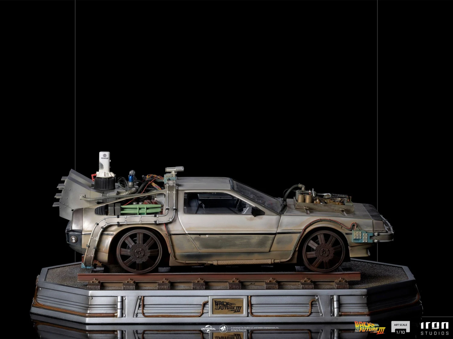Iron Studios Back To The Future III Art Scale Statue 1-10 DeLorean 15 Iron Studios Back To The Future III Art Scale Statue 1-10 DeLorean - Image 13