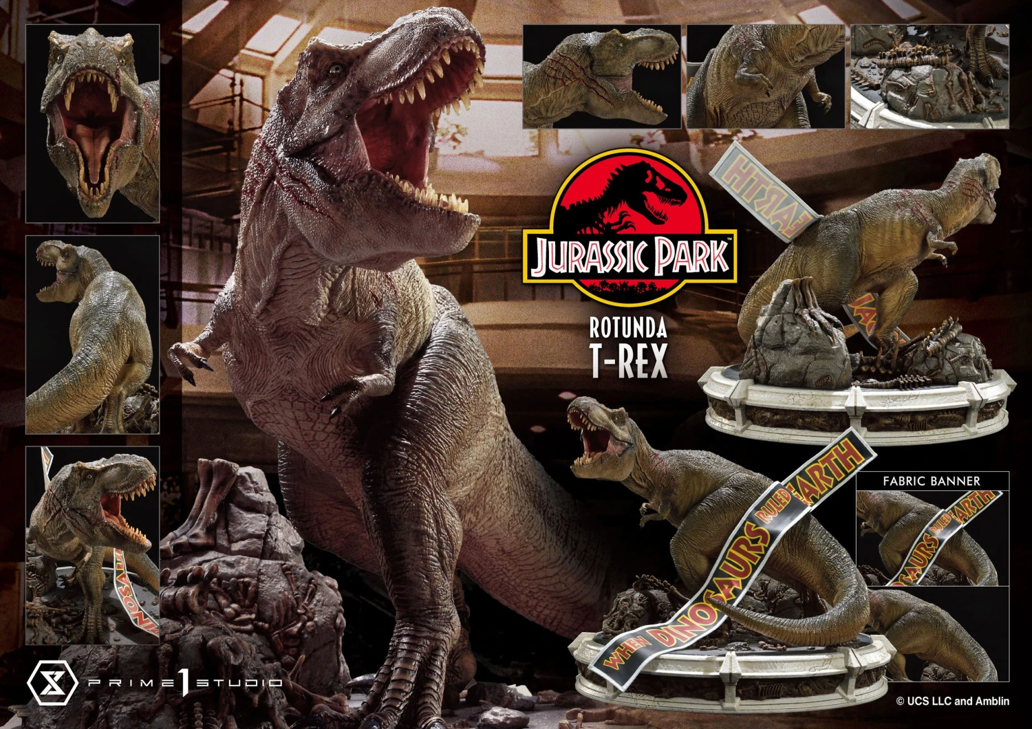 Prime 1 Studio Jurassic Park Rotunda T-Rex 1-6 Statue 4 Prime 1 Studio Jurassic Park Rotunda T-Rex 1-6 Statue - Image 2