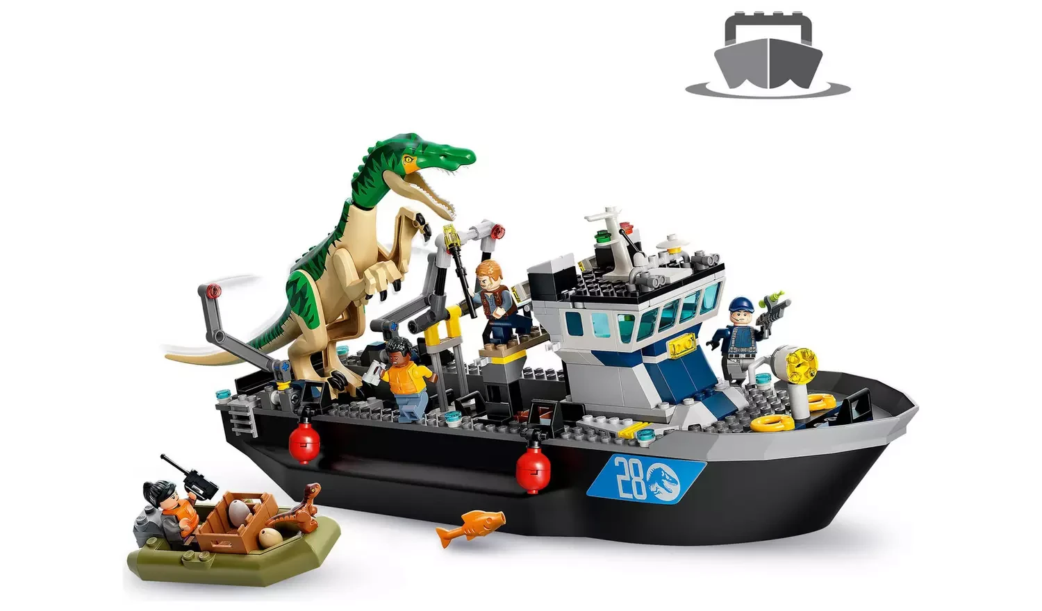 LEGO 76942Jurassic World Baryonyx Dinosaur Boat Escape 4 LEGO 76942Jurassic World Baryonyx Dinosaur Boat Escape - Image 2