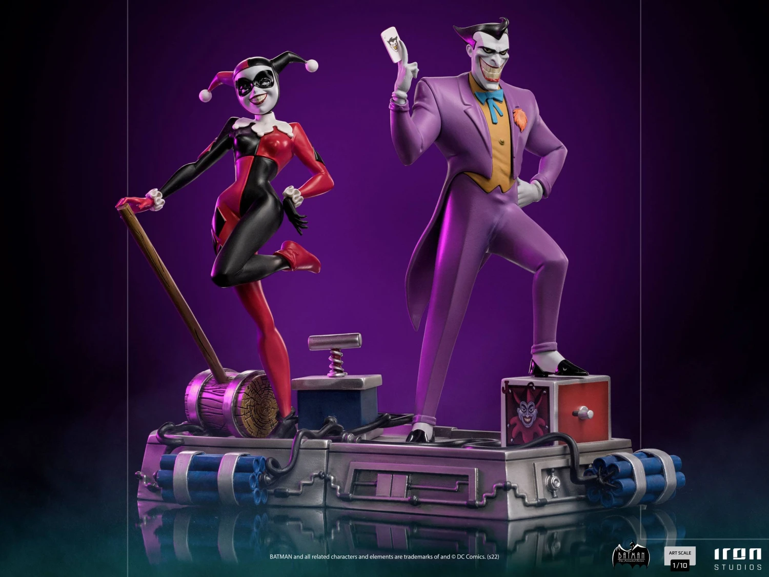 Iron Studios DC Batman The Animated Series Art Scale Statue 1-10 Harley Quinn 10 Iron Studios DC Batman The Animated Series Art Scale Statue 1-10 Harley Quinn - Image 8