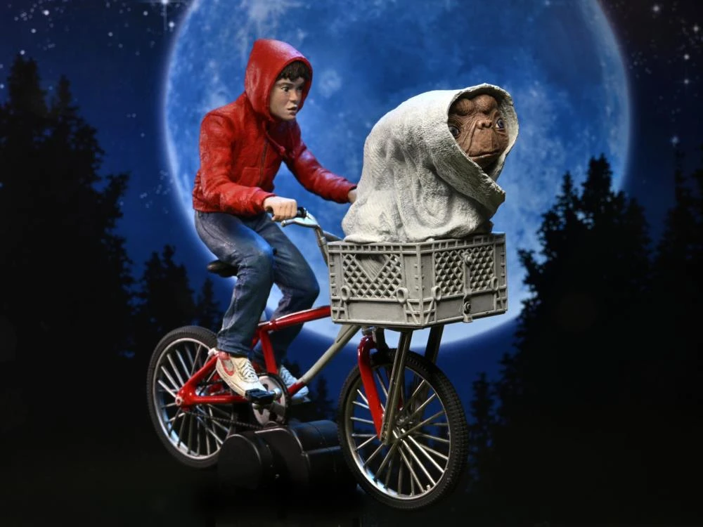 NECA E.T. 40th Anniversary Elliot & E.T. On Bicycle 7" Scale Action Figure 6 NECA E.T. 40th Anniversary Elliot & E.T. On Bicycle 7" Scale Action Figure - Image 4
