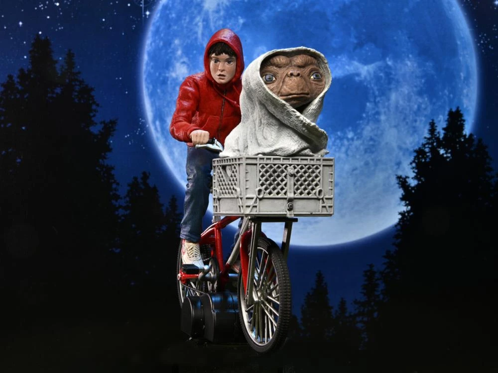 NECA E.T. 40th Anniversary Elliot & E.T. On Bicycle 7" Scale Action Figure 8 NECA E.T. 40th Anniversary Elliot & E.T. On Bicycle 7" Scale Action Figure - Image 6