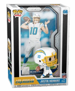 Justin Herbert NFL Los Angeles Chargers Trading Card Funko Pop! Vinyl Figure *Exclusive