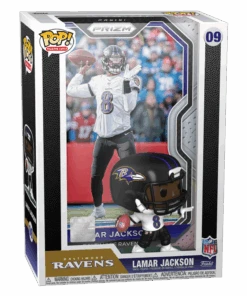 Lamar Jackson NFL Baltimore Ravens Trading Card Funko Pop! Vinyl Figure *Exclusive