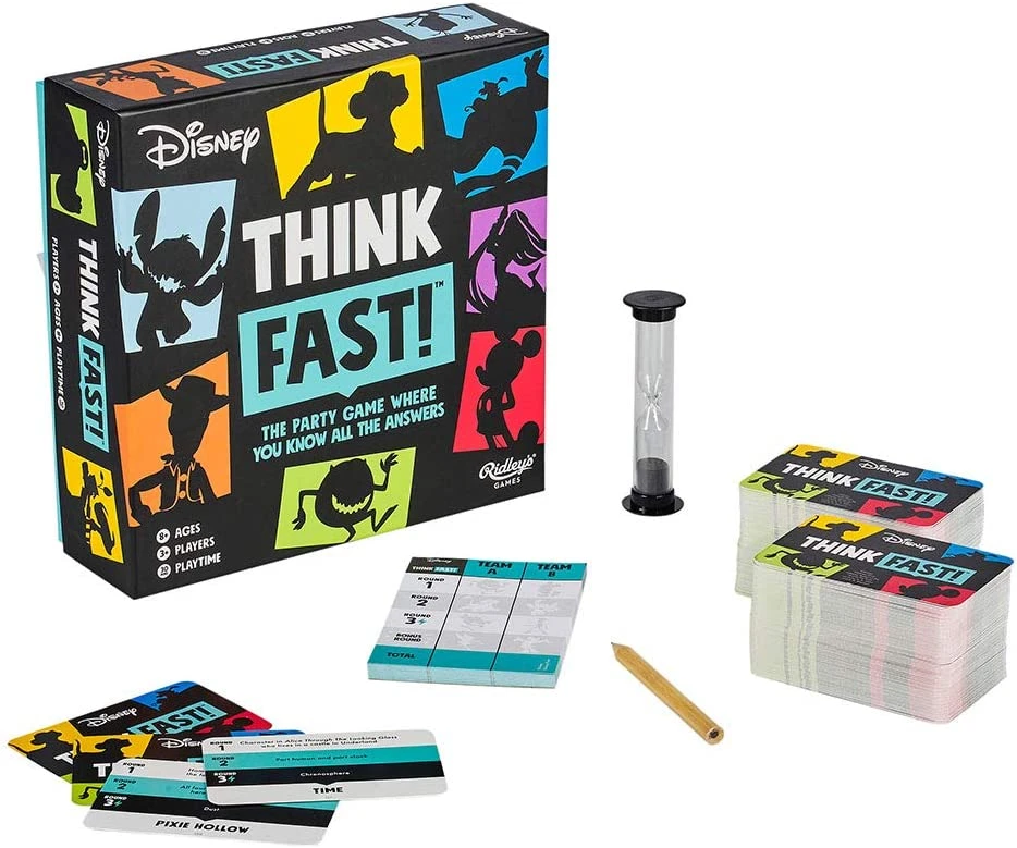 Chronicle Books Disney Think Fast! Party Game 3 Chronicle Books Disney Think Fast! Party Game