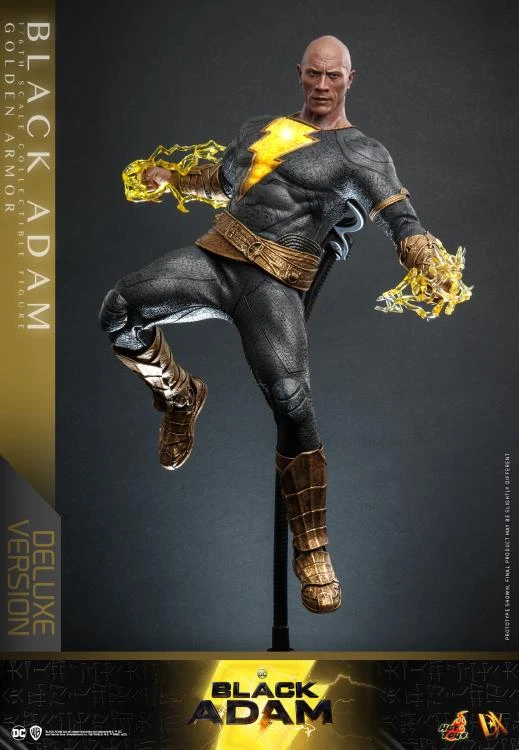 Hot Toys 1/6th Scale Black Adam (Gold Armour) Deluxe Version 9 Hot Toys 1/6th Scale Black Adam (Gold Armour) Deluxe Version - Image 7