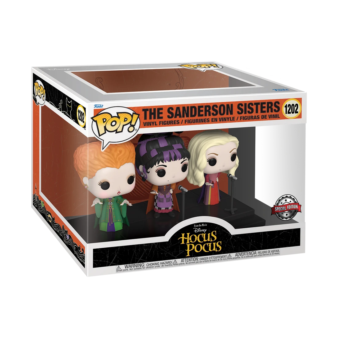 Hocus Pocus 1993 The Sanderson Sisters Funko Pop! Movie Moment Vinyl Figures 3 Hocus Pocus 1993 The Sanderson Sisters Funko Pop! Movie Moment Vinyl Figures