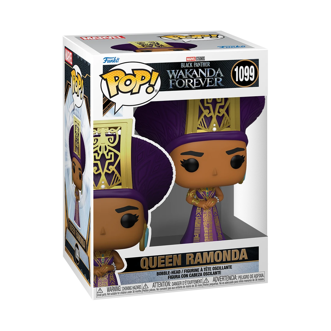 Marvel Black Panther: Wakanda Forever Queen Ramonda Funko Pop! Vinyl 5 Marvel Black Panther: Wakanda Forever Queen Ramonda Funko Pop! Vinyl - Image 3