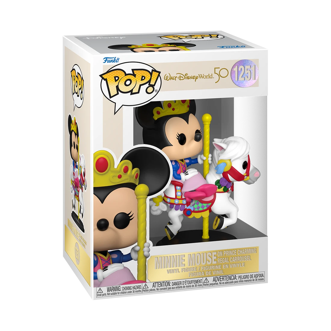 Walt Disney World 50th Minnie Mouse Carrousel Funko Pop! Vinyl 5 Walt Disney World 50th Minnie Mouse Carrousel Funko Pop! Vinyl - Image 3