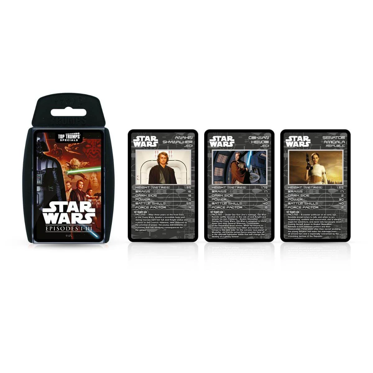 Star Wars Episodes 1-3 Top Trumps Card Game 4 Star Wars Episodes 1-3 Top Trumps Card Game - Image 2