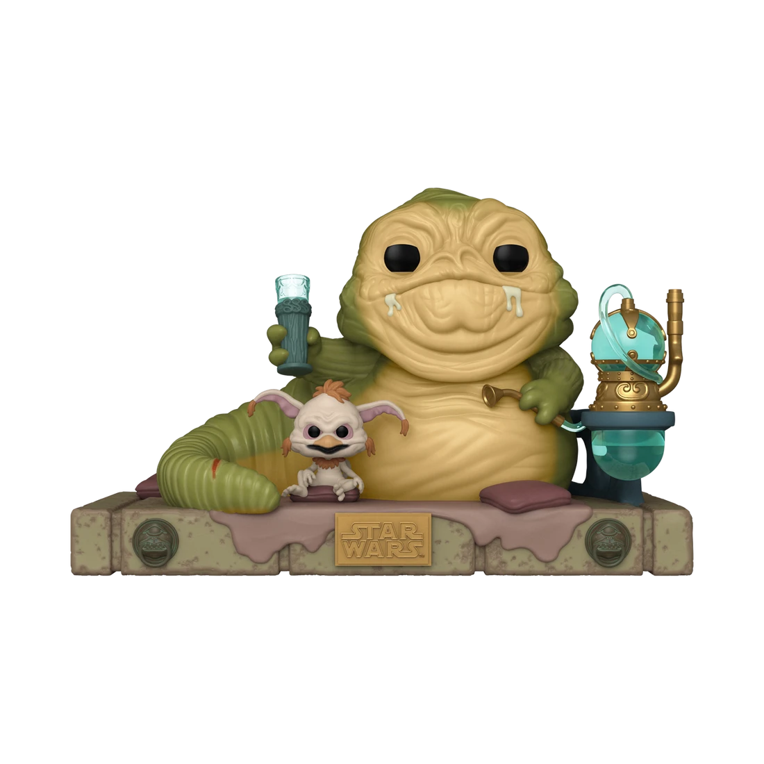 Jabba The Hut & Salacious B. Crumb Return Of The Jedi 40th Anniversary Star Wars Funko Pop! Vinyl Figure 4 Jabba The Hut & Salacious B. Crumb Return Of The Jedi 40th Anniversary Star Wars Funko Pop! Vinyl Figure - Image 2