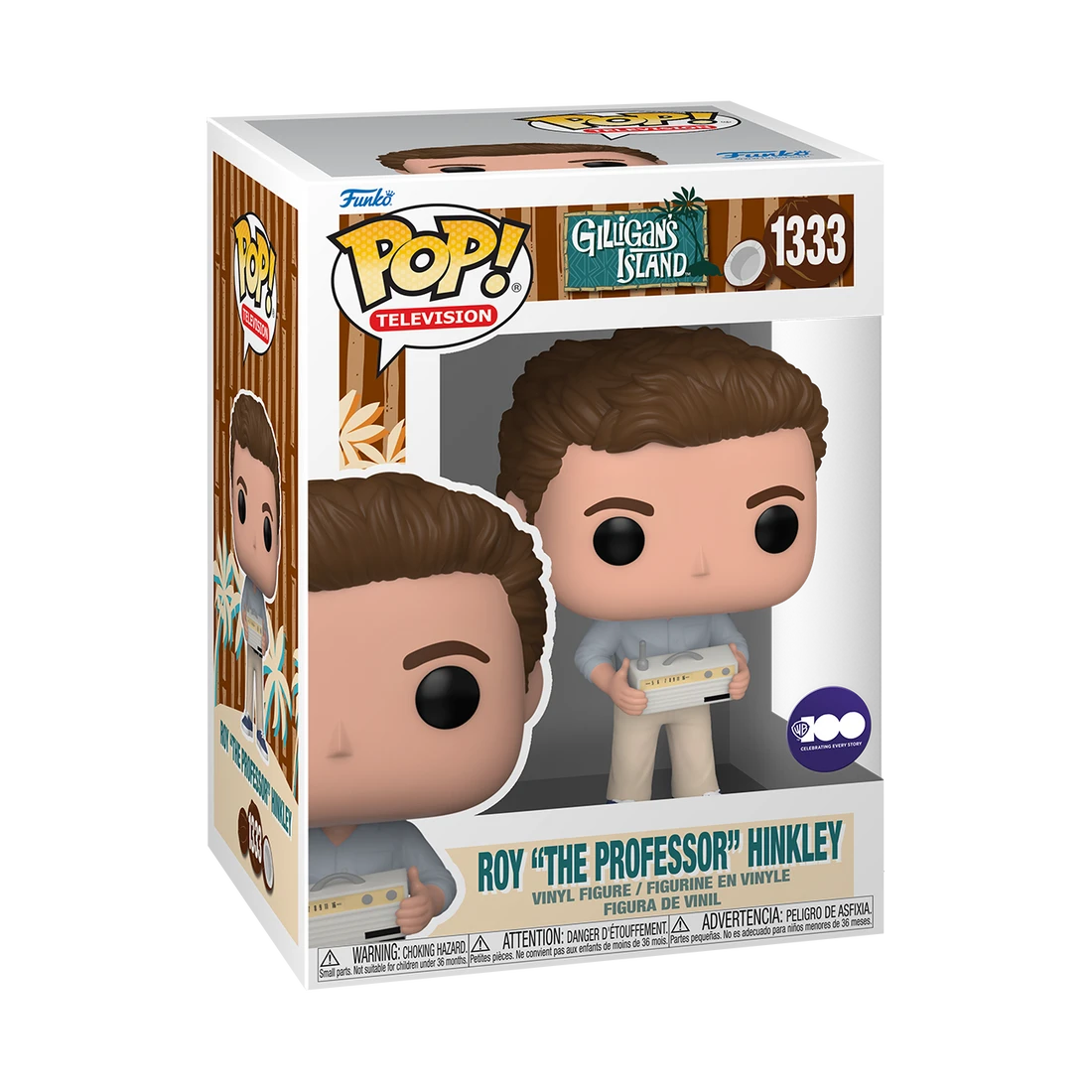 Roy "The Professor" Hinkley With Radio Gilligan's Island Funko Pop! Vinyl Figure 5 Roy "The Professor" Hinkley With Radio Gilligan's Island Funko Pop! Vinyl Figure - Image 3