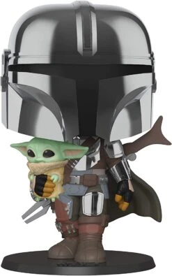 Star Wars The Mandalorian With Chrome Armour Carrying Baby Yoda 10" Pop! Vinyl Figure 8 Star Wars The Mandalorian With Chrome Armour Carrying Baby Yoda 10" Pop! Vinyl Figure -Toy Sale Store 71HkgSRIG2L. AC SL1500 140221cf e172 44e6 9eda 97bfdd80b59d