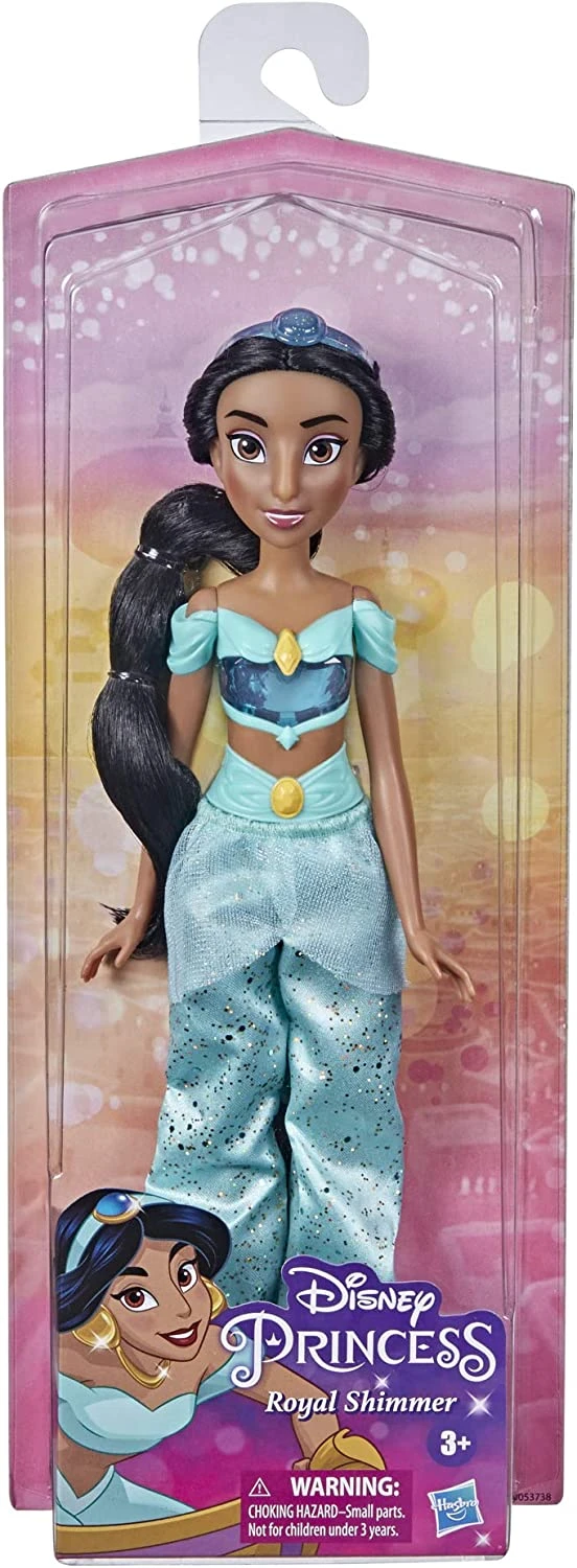 Disney Princess Royal Shimmer Jasmine Doll 3 Disney Princess Royal Shimmer Jasmine Doll