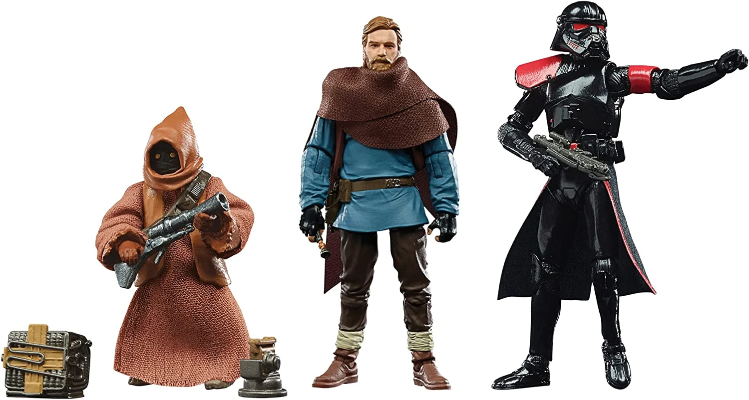 Star Wars The Vintage Collection Obi-Wan Kenobi 3 Pack - USA Exclusive * Sign Up For Our Restock Email To Show Your Interest 4 Star Wars The Vintage Collection Obi-Wan Kenobi 3 Pack - USA Exclusive * Sign Up For Our Restock Email To Show Your Interest - Image 2