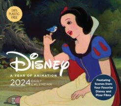 Chronicle Books Disney A Year Of Animation 2024 Daily Calendar