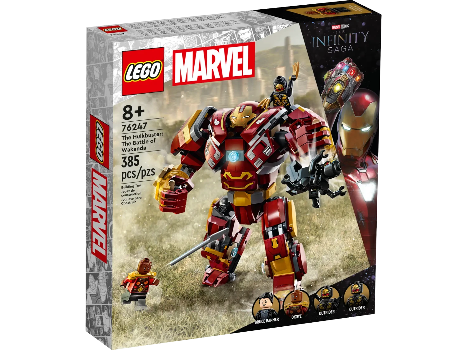 LEGO 76247 Marvel The Hulkbuster: The Battle Of Wakanda Set 5 LEGO 76247 Marvel The Hulkbuster: The Battle Of Wakanda Set - Image 3