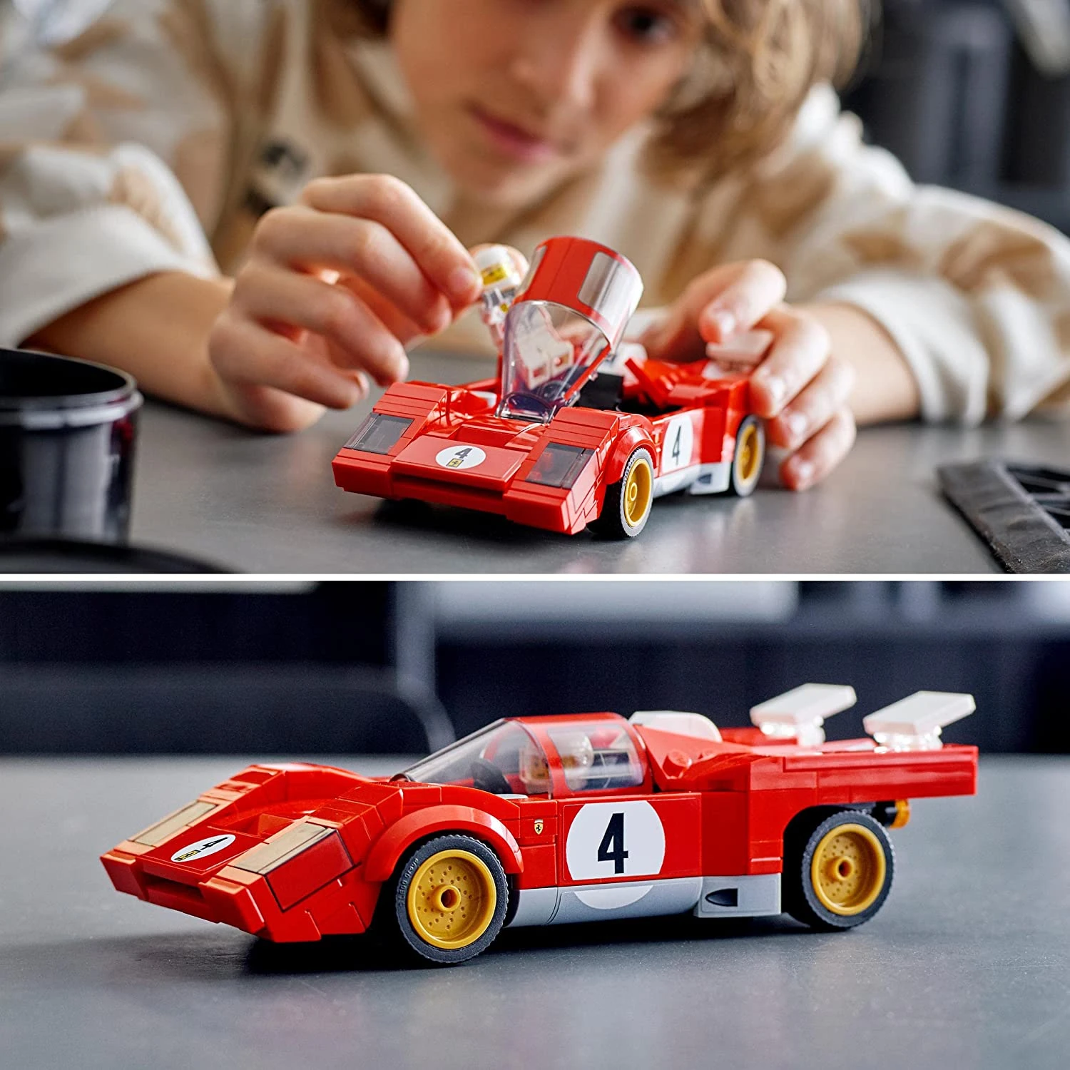 LEGO 76906 Speed Champions 1970 Ferrari 512 M Sports Car 4 LEGO 76906 Speed Champions 1970 Ferrari 512 M Sports Car - Image 2