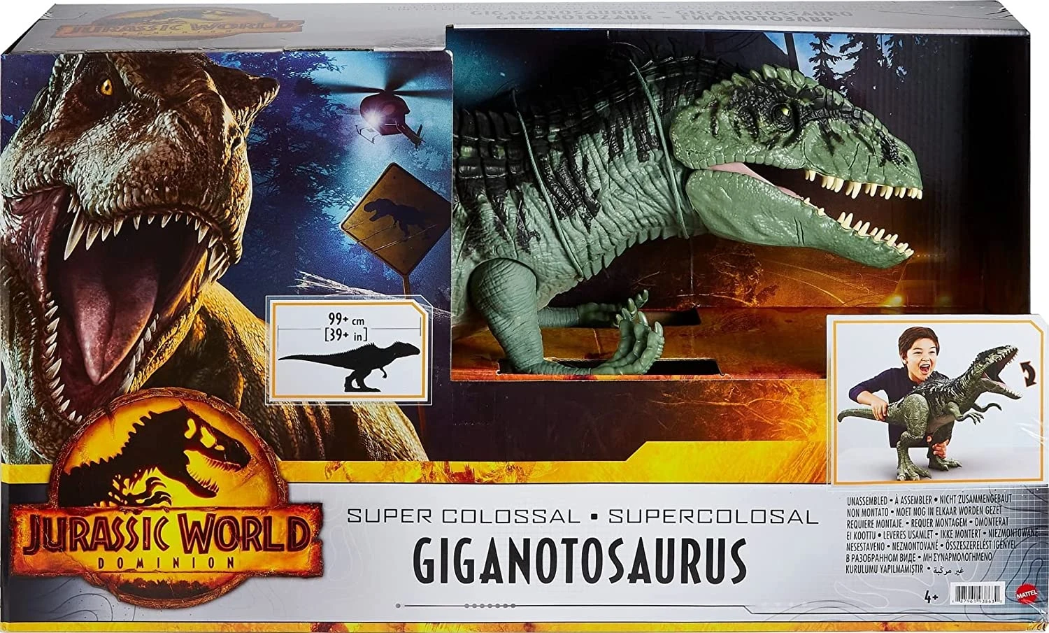 Jurassic World Dominion Super Colossal Giganotosaurus Dinosaur Figure 3 Jurassic World Dominion Super Colossal Giganotosaurus Dinosaur Figure
